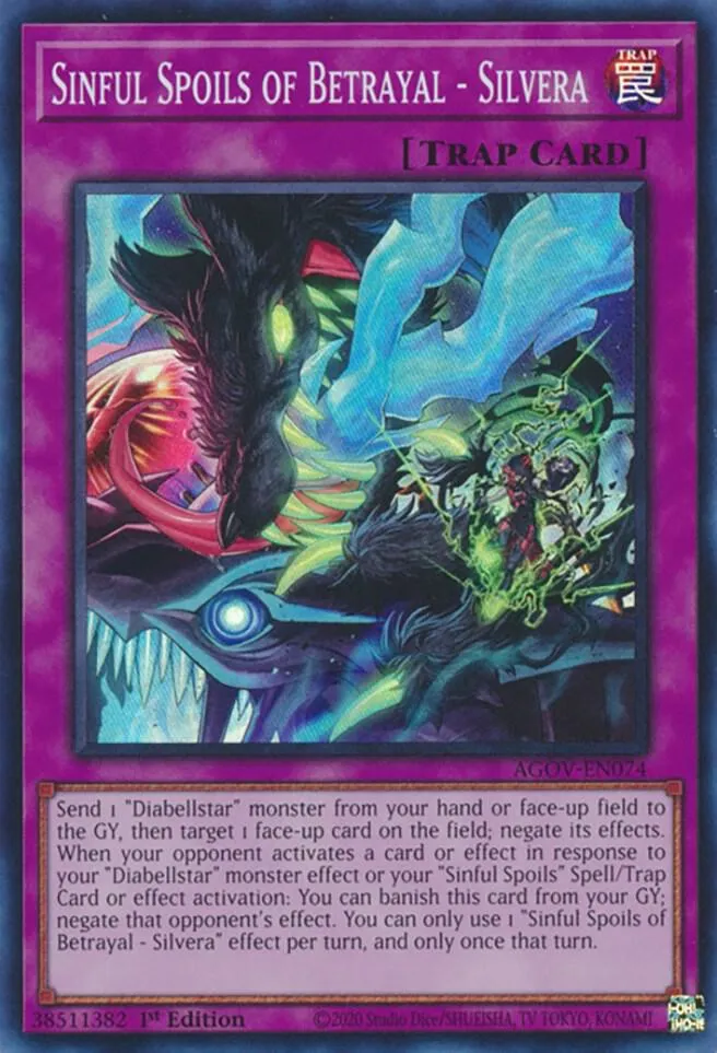 Sinful Spoils of Betrayal - Silvera from Age of Overlord - Yu-Gi-Oh!
