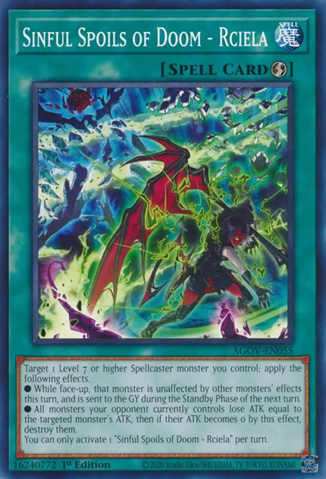 Sinful Spoils of Doom - Rciela — Age of Overlord — Yu-Gi-Oh!