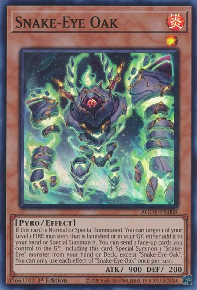 Snake-Eye Oak — Age of Overlord — Yu-Gi-Oh!