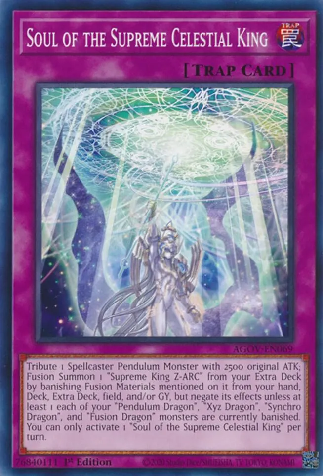 Âme du Roi Céleste Suprême — Age of Overlord — Yu-Gi-Oh!