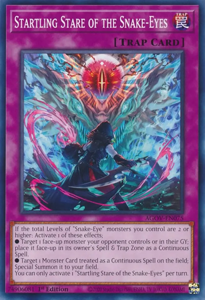 Startling Stare of the Snake-Eyes — Age of Overlord — Yu-Gi-Oh!