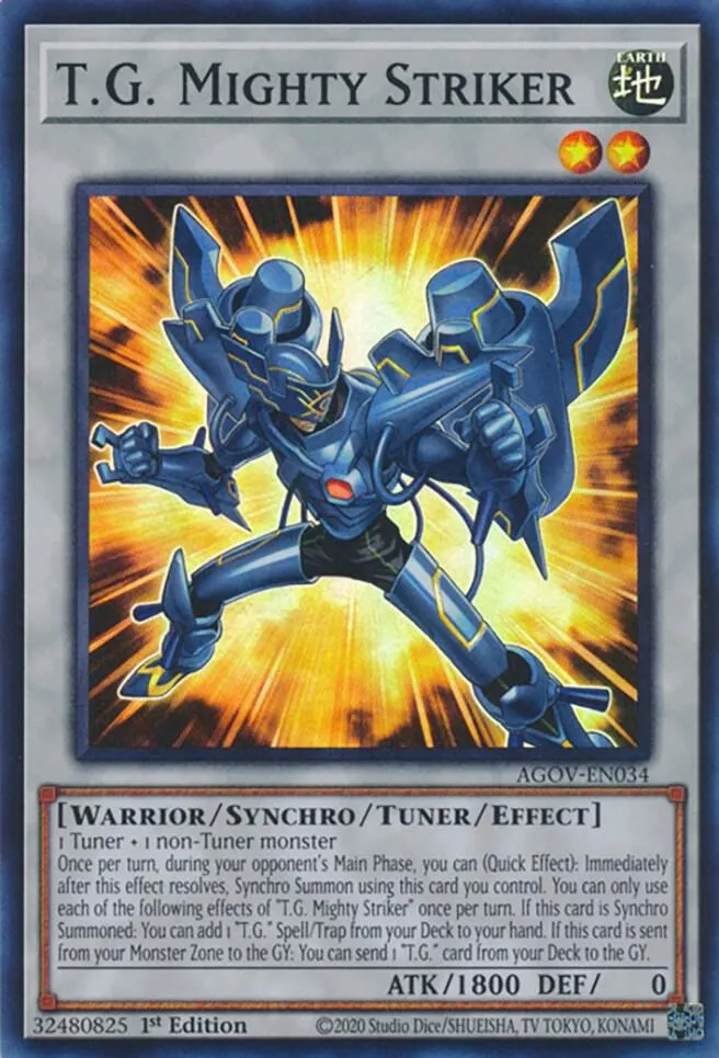 T.G. Mighty Striker — Age of Overlord — Yu-Gi-Oh!
