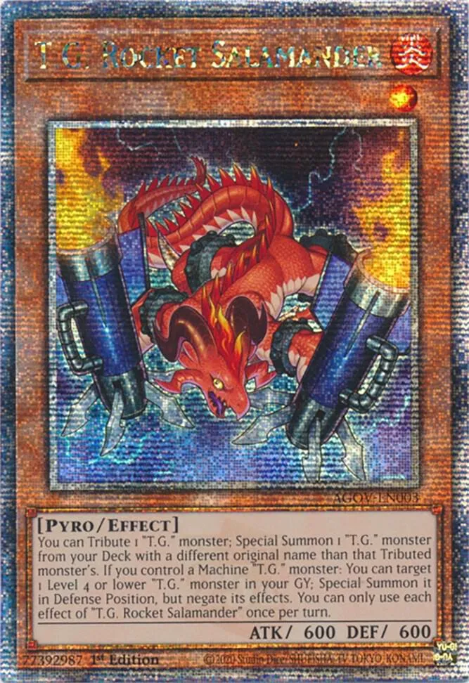 T.G. Rocket Salamander — Age of Overlord — Yu-Gi-Oh!