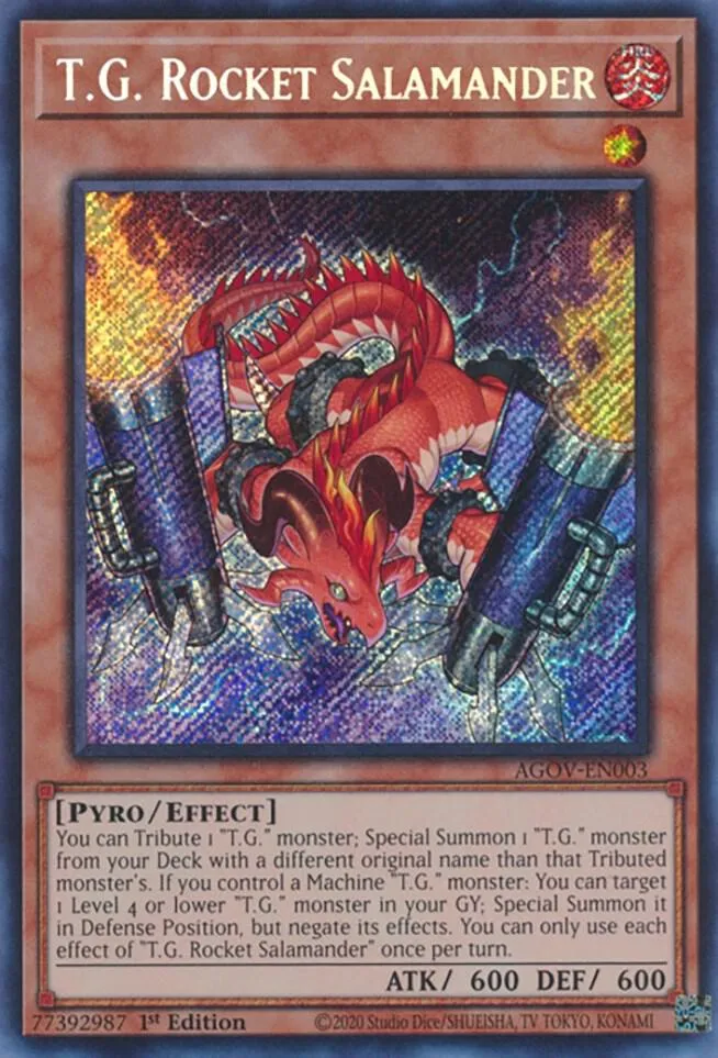 T.G. Rocket Salamander — Age of Overlord — Yu-Gi-Oh!