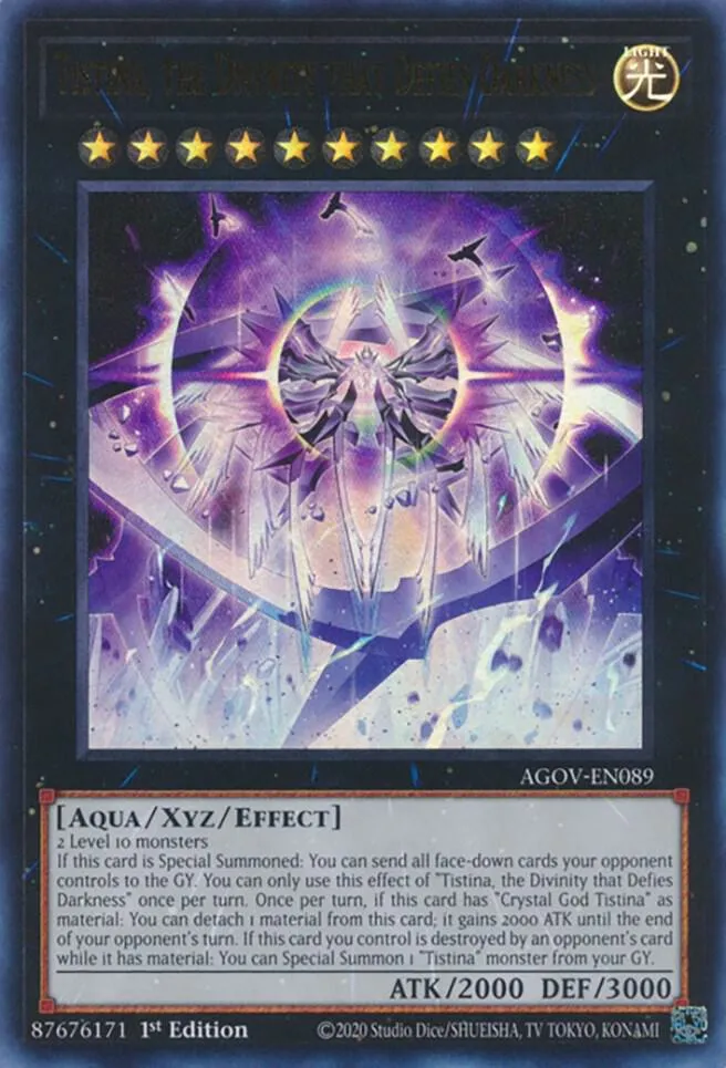 Tistina, the Divinity that Defies Darkness — Age of Overlord — Yu-Gi-Oh!