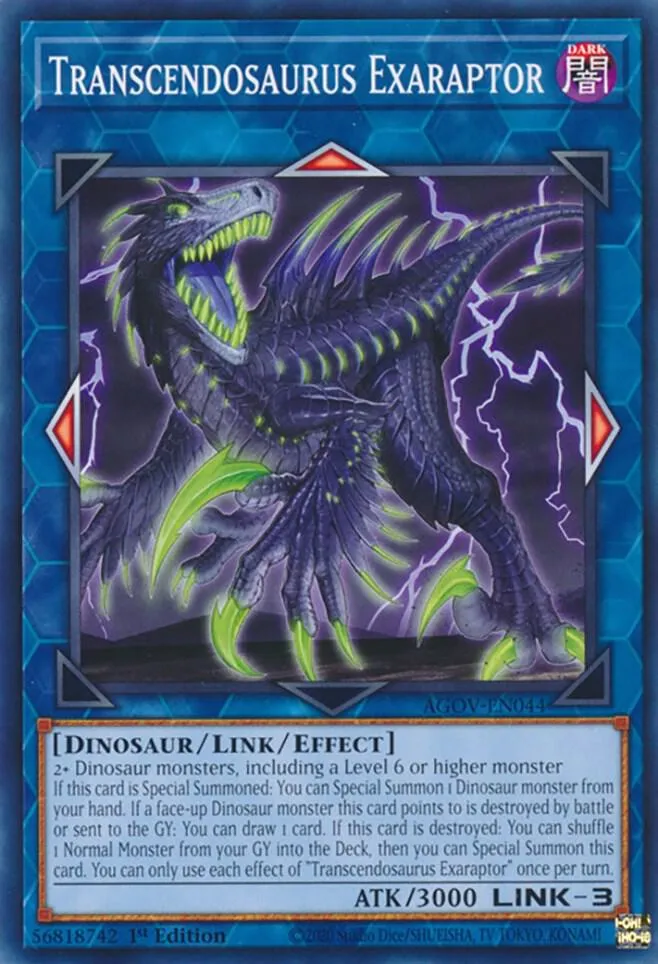 Transcendosaurus Exaraptor — Age of Overlord — Yu-Gi-Oh!