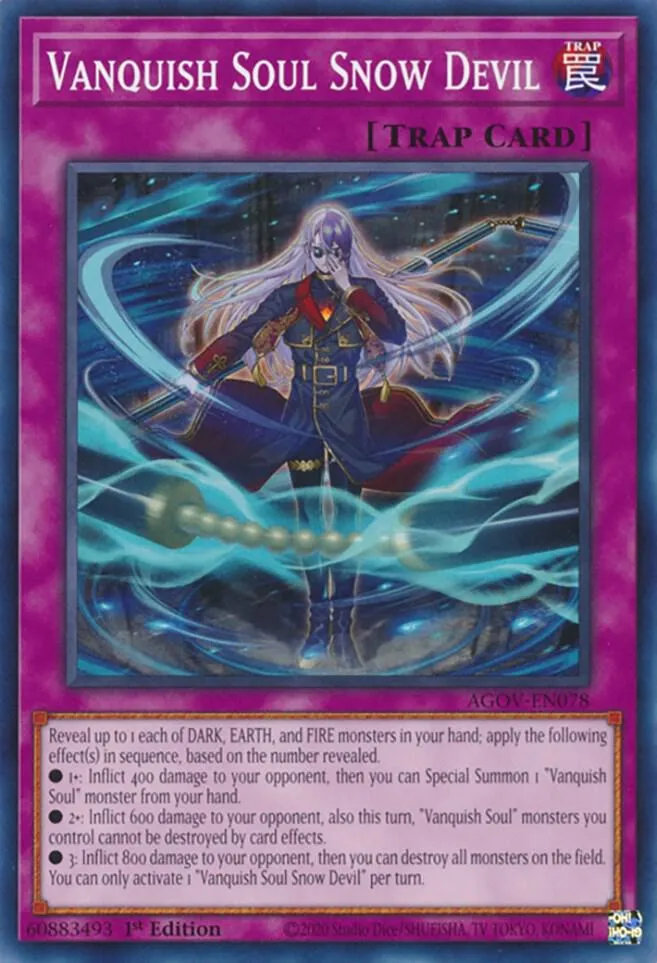 Vanquish Soul Snow Devil — Age of Overlord — Yu-Gi-Oh!