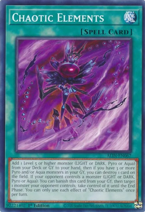 Chaotic Elements — Alliance Insight — Yu-Gi-Oh!