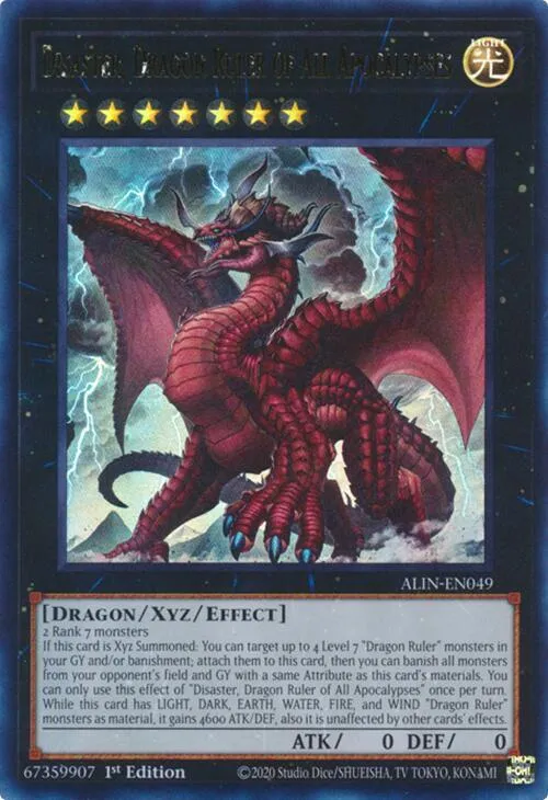 Disaster, Dragon Ruler of All Apocalypses — Alliance Insight — Yu-Gi-Oh!