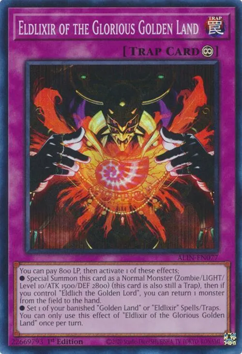 Eldlixir of the Glorious Golden Land — Alliance Insight — Yu-Gi-Oh!