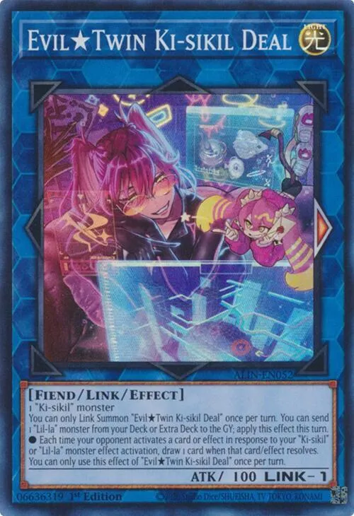 Evil★Twin Ki-sikil Deal — Alliance Insight — Yu-Gi-Oh!