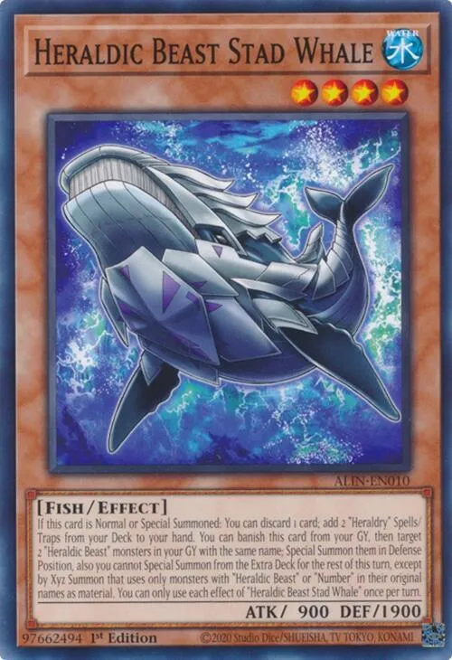 Heraldic Beast Stad Whale — Alliance Insight — Yu-Gi-Oh!
