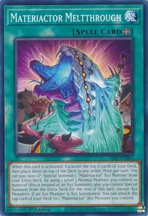 Materiactor Meltthrough — Alliance Insight — Yu-Gi-Oh!