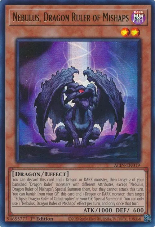 Nebulus, Dragon Ruler of Mishaps — Alliance Insight — Yu-Gi-Oh!