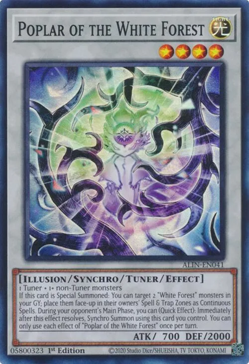 Poplar of the White Forest — Alliance Insight — Yu-Gi-Oh!