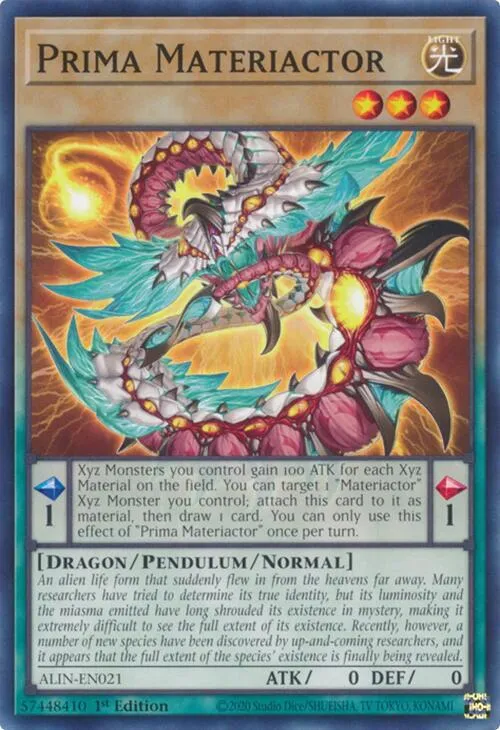 Prima Materiactor — Alliance Insight — Yu-Gi-Oh!