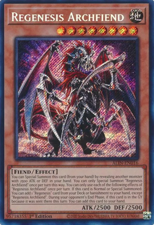 Regenesis Archfiend — Alliance Insight — Yu-Gi-Oh!