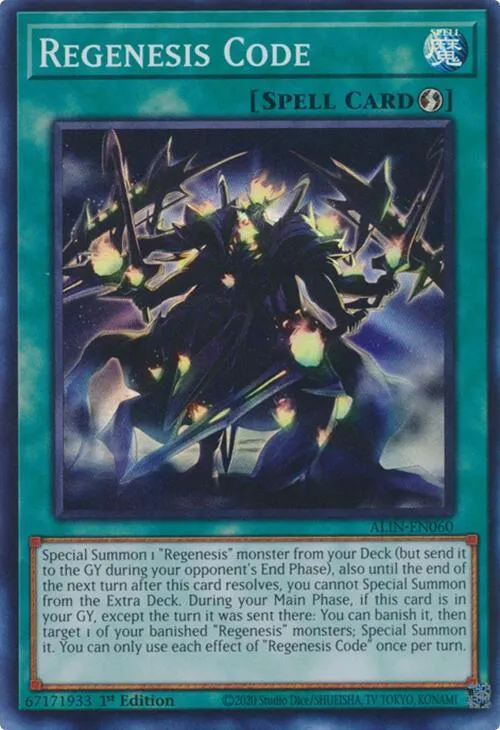 Regenesis Code — Alliance Insight — Yu-Gi-Oh!