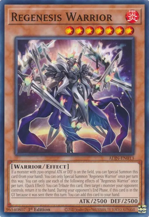 Regenesis Warrior — Alliance Insight — Yu-Gi-Oh!