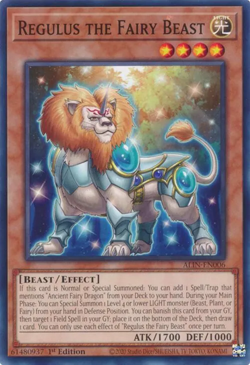 Regulus the Fairy Beast — Alliance Insight — Yu-Gi-Oh!