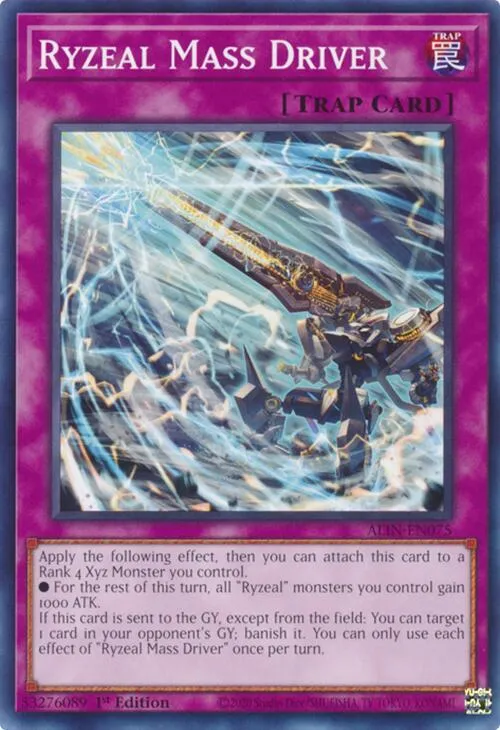 Ryzeal Mass Driver — Alliance Insight — Yu-Gi-Oh!