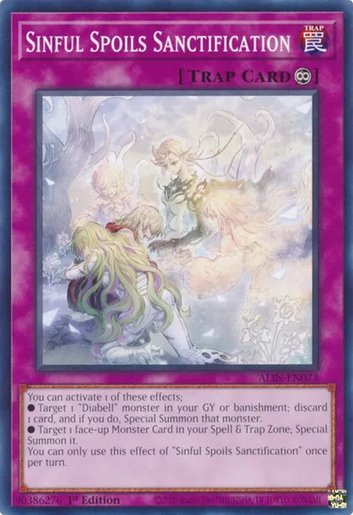 Sinful Spoils Sanctification — Alliance Insight — Yu-Gi-Oh!