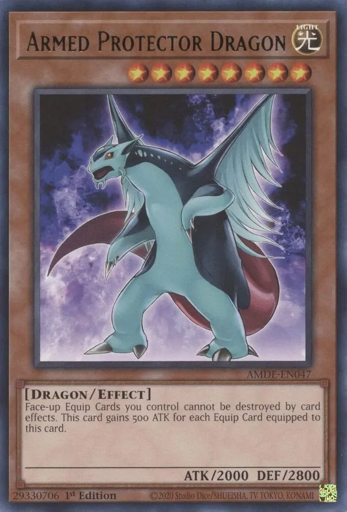 Armed Protector Dragon — Amazing Defenders — Yu-Gi-Oh!