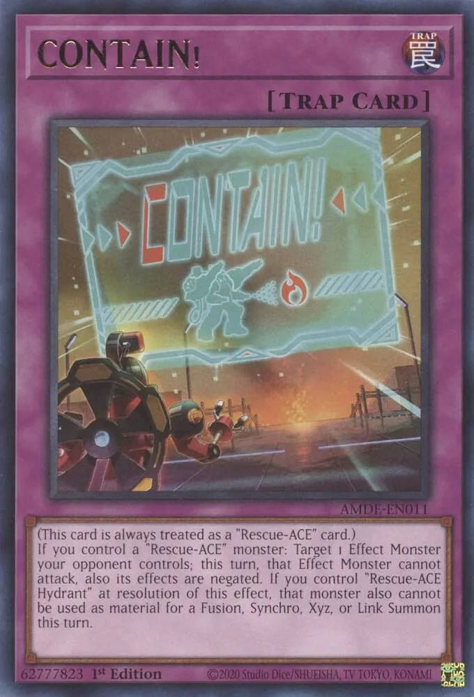 CONTAIN! — Amazing Defenders — Yu-Gi-Oh!