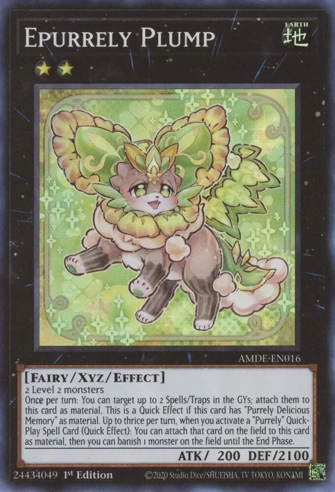 Epurrely Plump — Amazing Defenders — Yu-Gi-Oh!