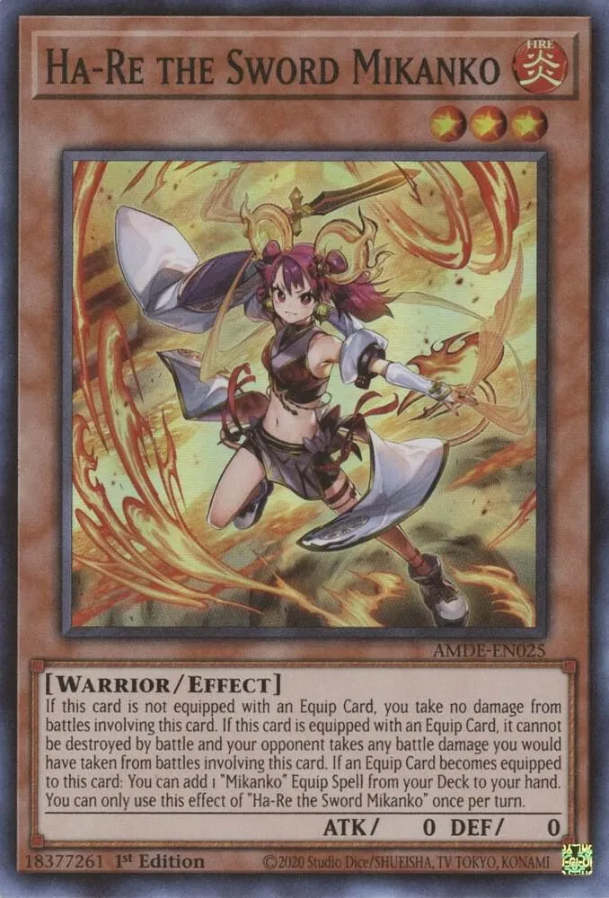 Ha-Re the Sword Mikanko — Amazing Defenders — Yu-Gi-Oh!