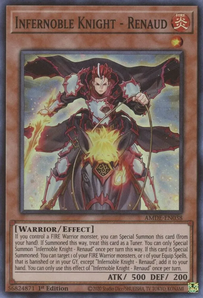 Infernoble Knight - Renaud — Amazing Defenders — Yu-Gi-Oh!