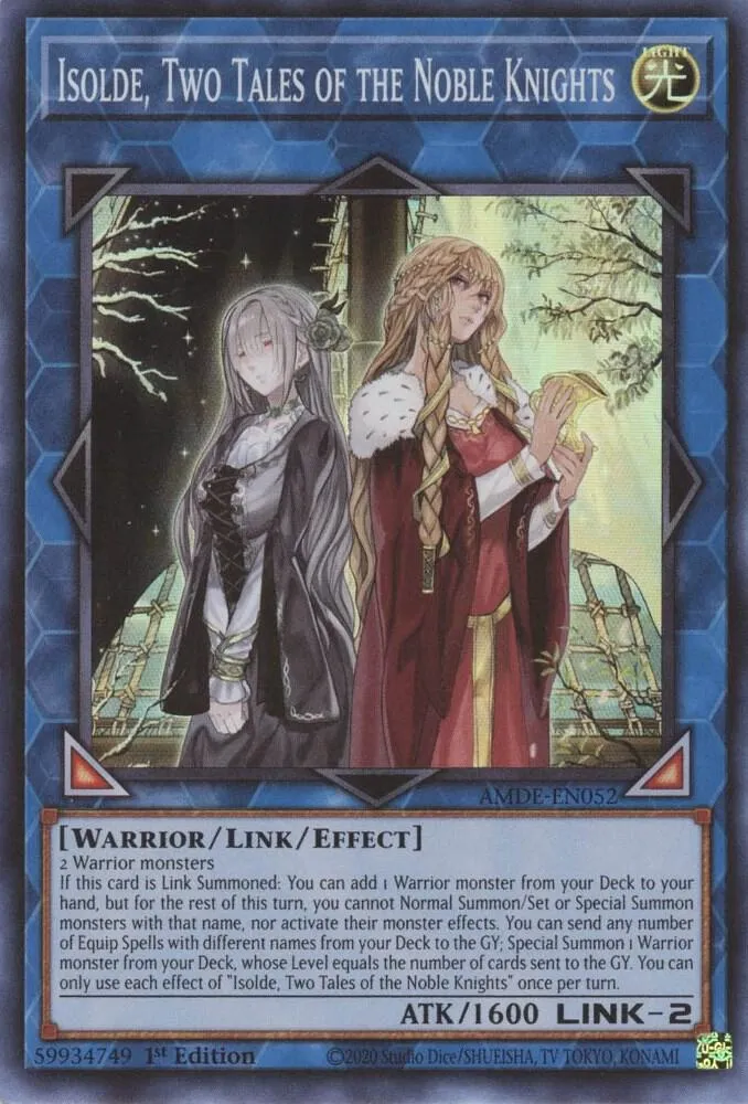Isolde, Two Tales of the Noble Knights — Amazing Defenders — Yu-Gi-Oh!