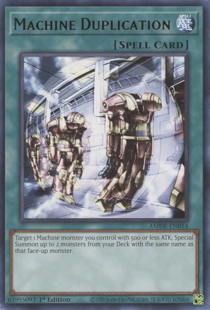 Machine Duplication — Amazing Defenders — Yu-Gi-Oh!