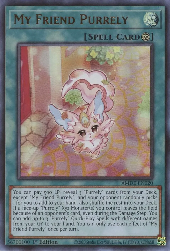 My Friend Purrely — Amazing Defenders — Yu-Gi-Oh!