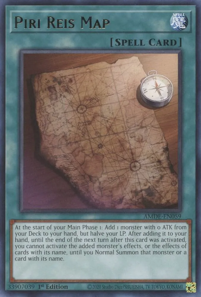 Piri Reis Map — Amazing Defenders — Yu-Gi-Oh!