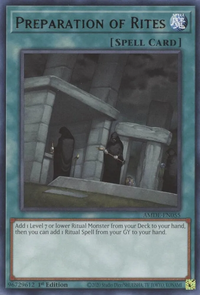 Preparation of Rites — Amazing Defenders — Yu-Gi-Oh!