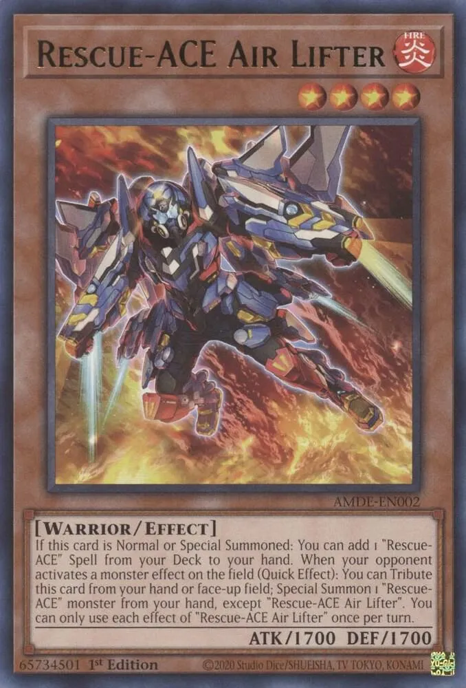 Rescue-ACE Air Lifter — Amazing Defenders — Yu-Gi-Oh!