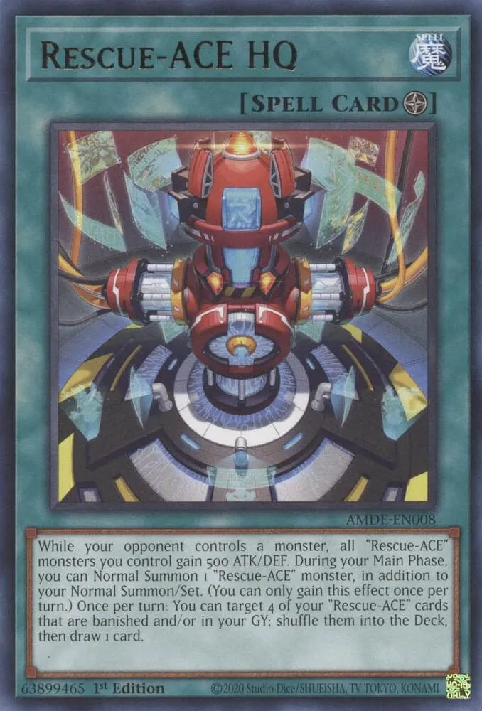 Rescue-ACE HQ — Amazing Defenders — Yu-Gi-Oh!