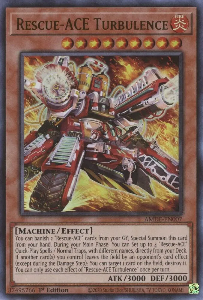 Rescue-ACE Turbulence — Amazing Defenders — Yu-Gi-Oh!