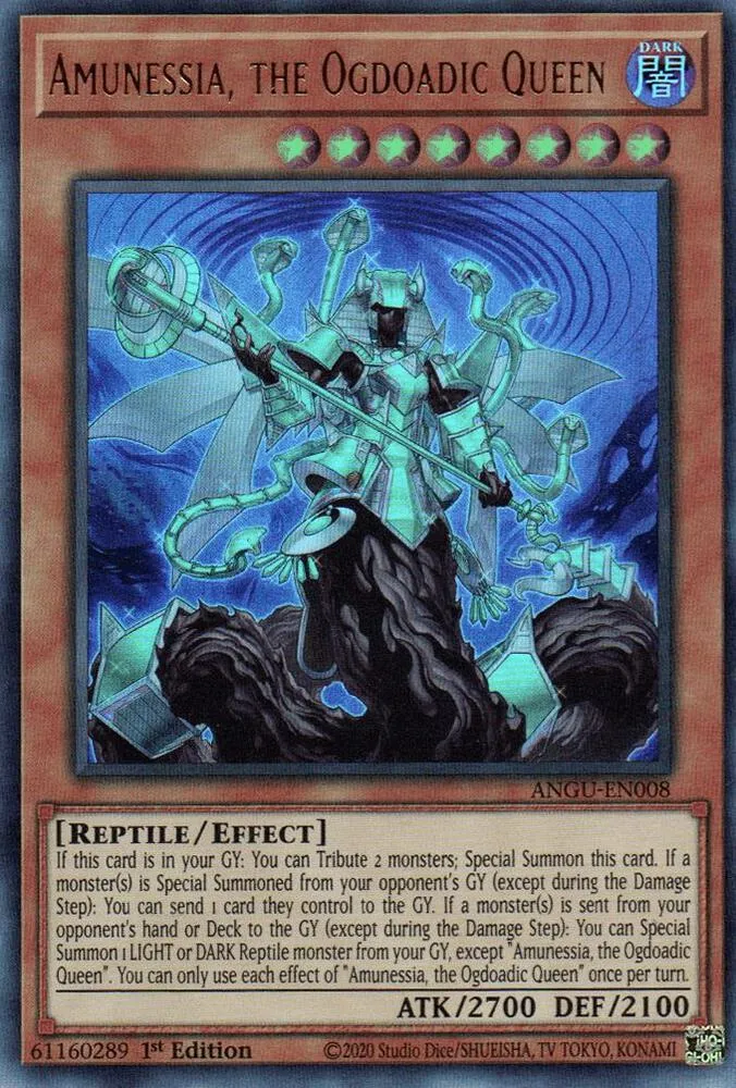 Amunessia, the Ogdoadic Queen — Ancient Guardians — Yu-Gi-Oh!