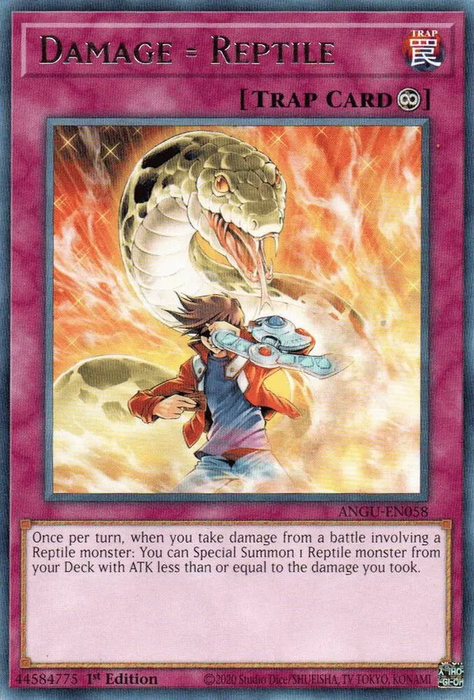 Damage = Reptile — Ancient Guardians — Yu-Gi-Oh!