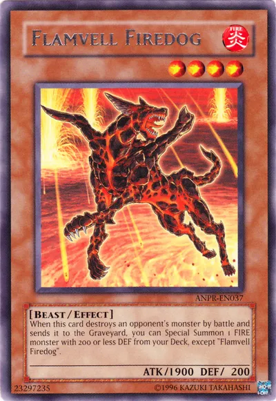 Flamvell Firedog — Ancient Prophecy - Unlimited — Yu-Gi-Oh!