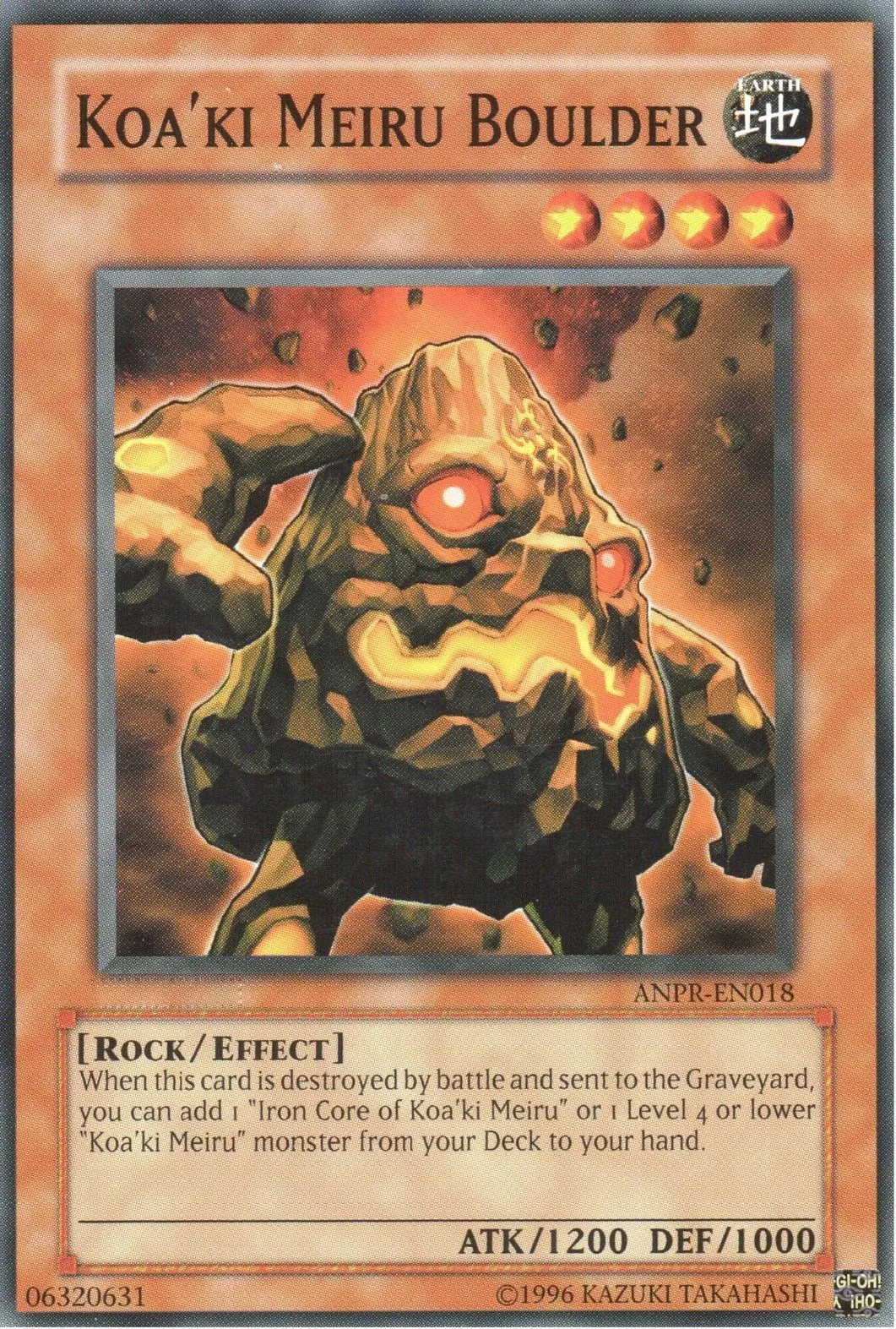 Koa'ki Meiru Boulder — Ancient Prophecy - Unlimited — Yu-Gi-Oh!