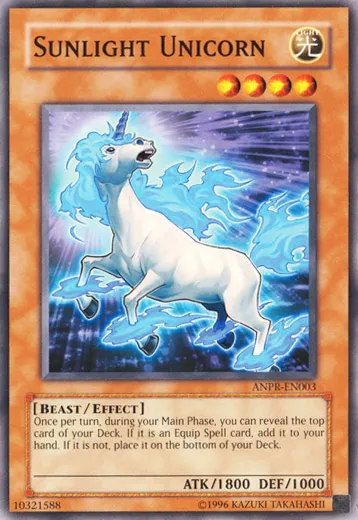 Sunlight Unicorn — Ancient Prophecy - Unlimited — Yu-Gi-Oh!