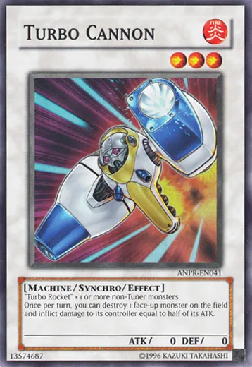 Turbo Cannon — Ancient Prophecy - Unlimited — Yu-Gi-Oh!