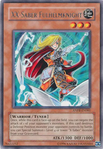 XX-Saber Fulhelmknight — Ancient Prophecy - Unlimited — Yu-Gi-Oh!
