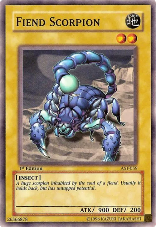 Fiend Scorpion — Ancient Sanctuary - Unlimited — Yu-Gi-Oh!