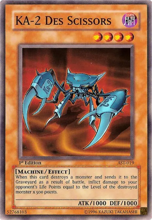 KA-2 Des Scissors — Ancient Sanctuary - Unlimited — Yu-Gi-Oh!