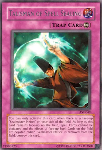 Talisman of Spell Sealing — Ancient Sanctuary - Unlimited — Yu-Gi-Oh!