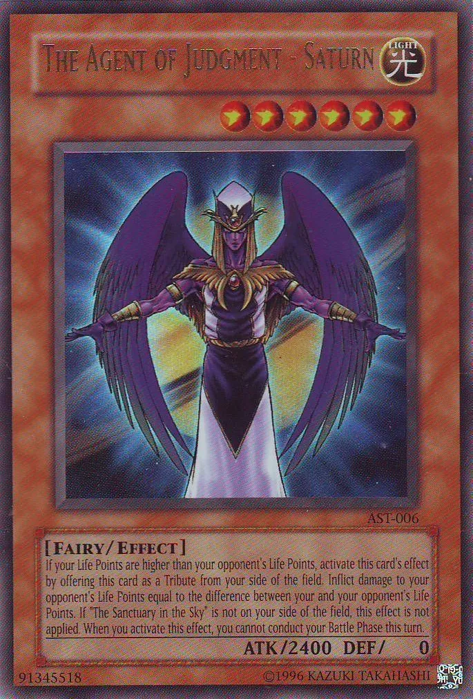 The Agent of Judgment - Saturn — Ancient Sanctuary - Unlimited — Yu-Gi-Oh!